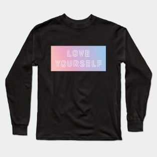 BTS LOVE YOURSELF PASTEL GRADIENT Long Sleeve T-Shirt